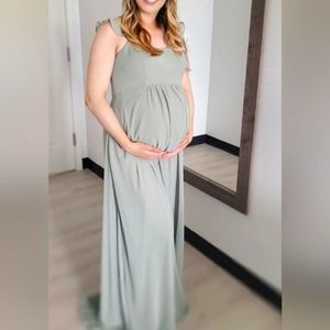 Morilee Maternity Bridesmaid dress - moss